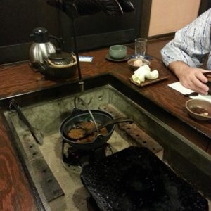 How to keep yourself warm in the cold winter in Japan - Irori - dining